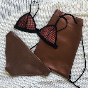 Triangl Billie Firefly Swim Suit set RARE